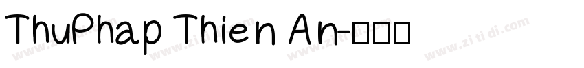 ThuPhap Thien An字体转换
